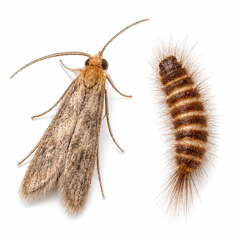 Fabric pests identification image