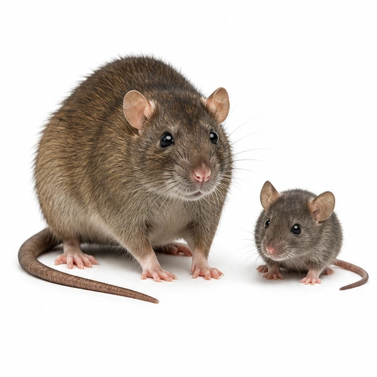 Rodent control identification visual