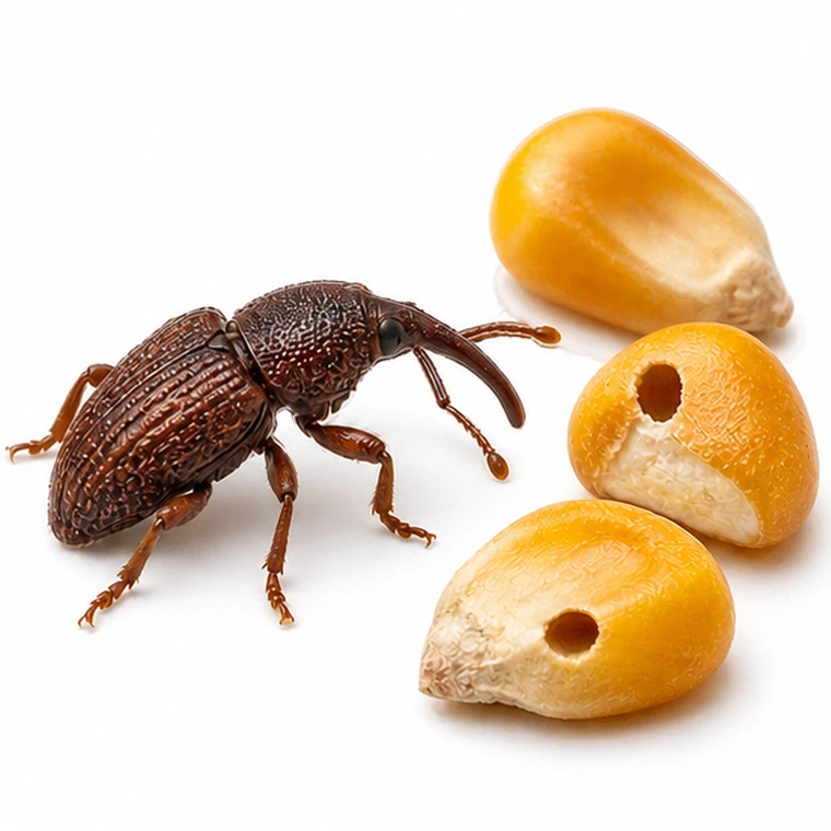 Stored-grain insects identification image
